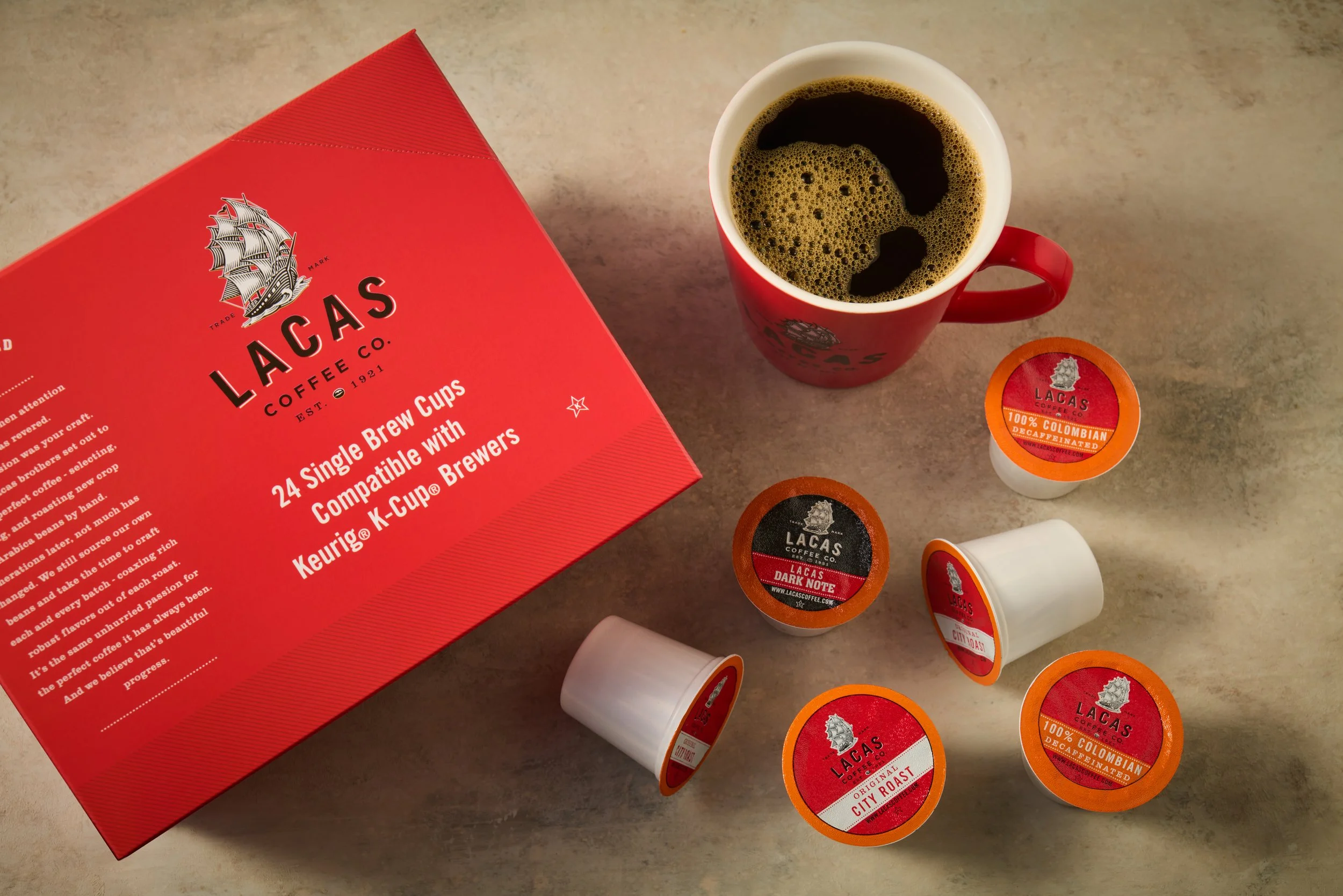 Chocolate Raspberry Flavored Single Cups — Lacas Coffee Company